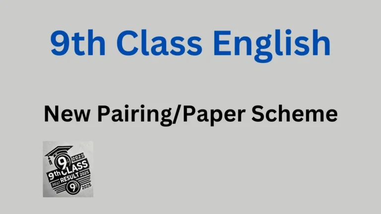 9th Class English