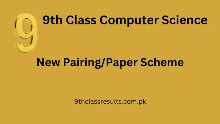 9th Class Computer Science