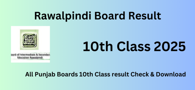 Rawalpindi Board 10th Class Result 2025