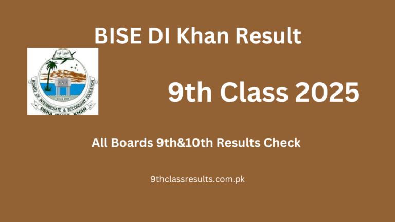 Bise di khan result 9th class 2025