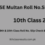 Bise Multan roll number slip 10th class