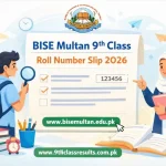 BISE Multan 9th Class Roll Number Slip 2026