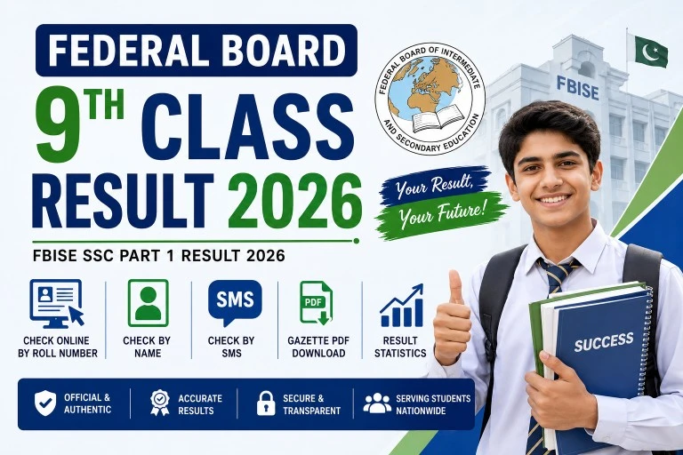 Federal Board 9th Result 2026
