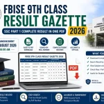9th Class Result Gazette 2026 Federal Board