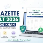 9th Gazette Result 2026 BISE DG Khan