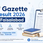 9th Gazette Result 2026 BISE Faisalabad