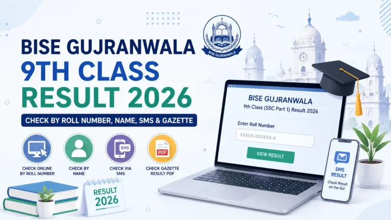 BISE Gujranwala 9th Class Result 2026