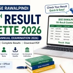 BISE Rawalpindi 9th Result Gazette 2026