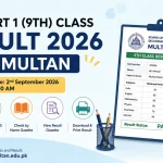 SSC Part 1 Result 2026 BISE Multan